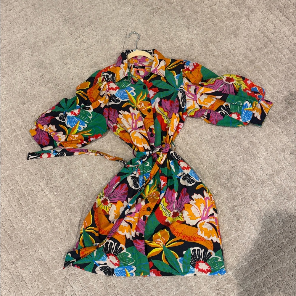 Scotch & Soda Colorful “French in Bloom” print. Farm Rio like.